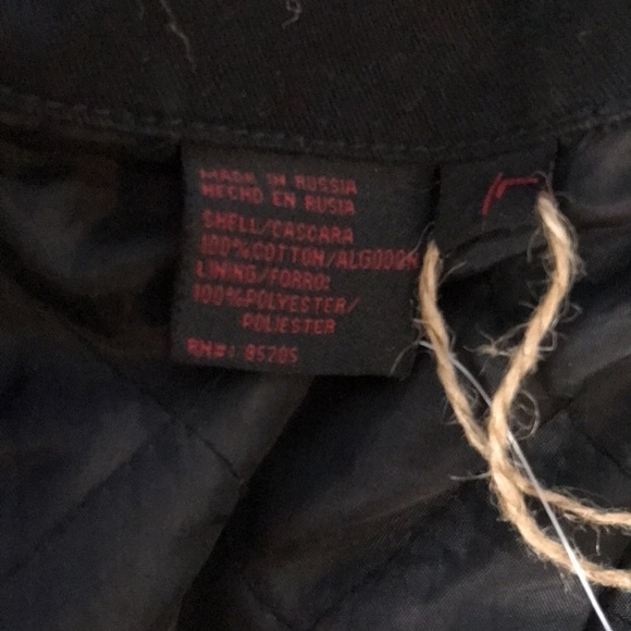 PLUGG JEAN CO. Black Cotton Zip Up Jacket Size Large - Picture 10 of 12